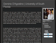 Tablet Screenshot of dominicdagostino.com